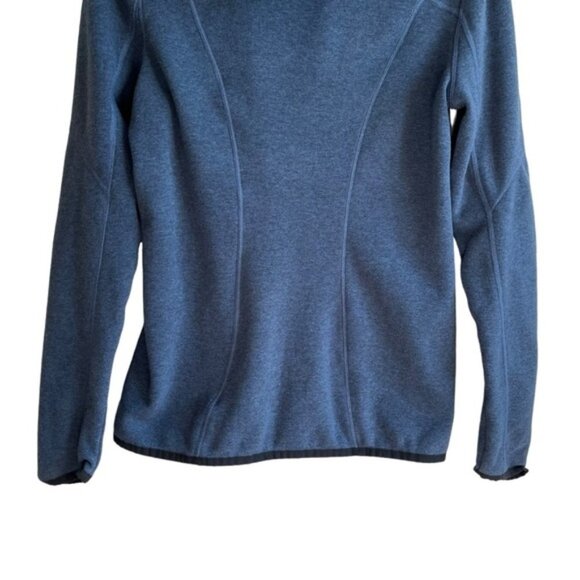 Athleta Daybreak Hooded Jacket Size Small Heather Blue - Picture 10 of 14